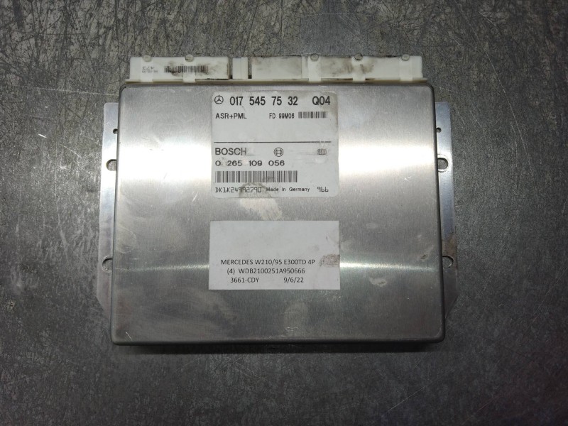 Recambio de centralita asr para mercedes clase e (w210) berlina diesel 300 turbodiesel (210.025) referencia OEM IAM 0265109056 0