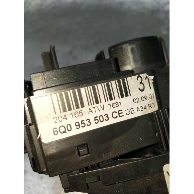 Recambio de mando luces para volkswagen polo iv (9n_, 9a_) 1.4 tdi referencia OEM IAM 6Q0953503CE 204165ATW 05