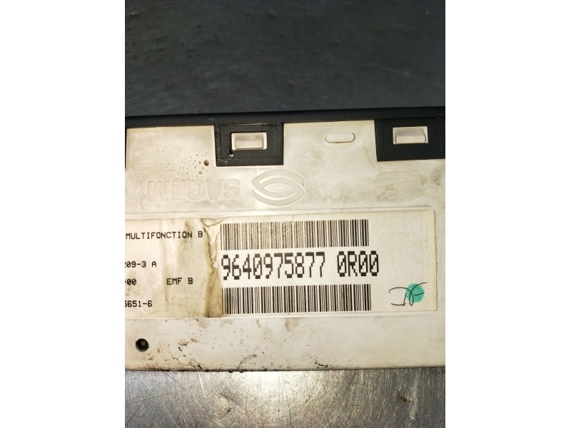 Recambio de pantalla multifuncion para peugeot 406 (8b) 2.0 hdi 110 referencia OEM IAM 9640975877  99
