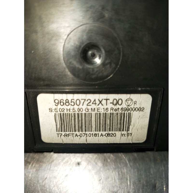 Recambio de mando calefaccion / aire acondicionado para peugeot 308 i (4a_, 4c_) 1.6 hdi referencia OEM IAM 96850724XT 6990002 0