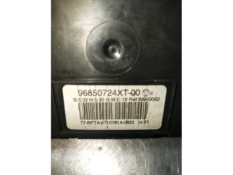 Recambio de mando calefaccion / aire acondicionado para peugeot 308 i (4a_, 4c_) 1.6 hdi referencia OEM IAM 96850724XT 6990002 0