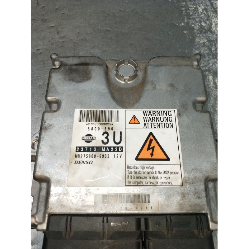 Recambio de centralita motor uce para nissan cabstar (f24m, f24w) 35.13 dci, 45.13 dci 2.5 (f24m) referencia OEM IAM 23710MA22D 