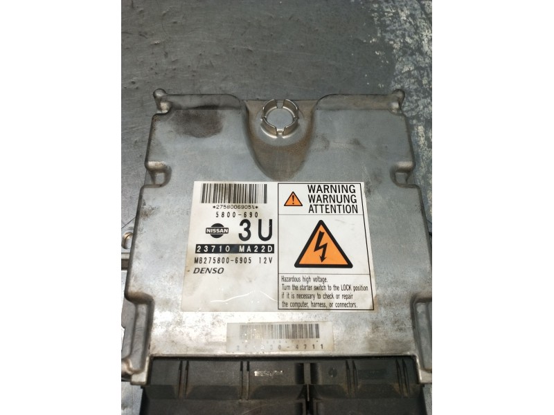 Recambio de centralita motor uce para nissan cabstar (f24m, f24w) 35.13 dci, 45.13 dci 2.5 (f24m) referencia OEM IAM 23710MA22D 