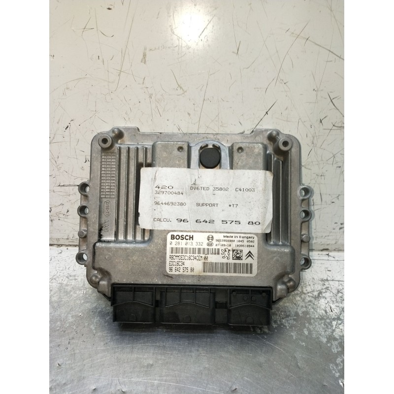 Recambio de centralita motor uce para peugeot 308 i (4a_, 4c_) 1.6 hdi referencia OEM IAM 0281013332 9664257580 1039S18944 07