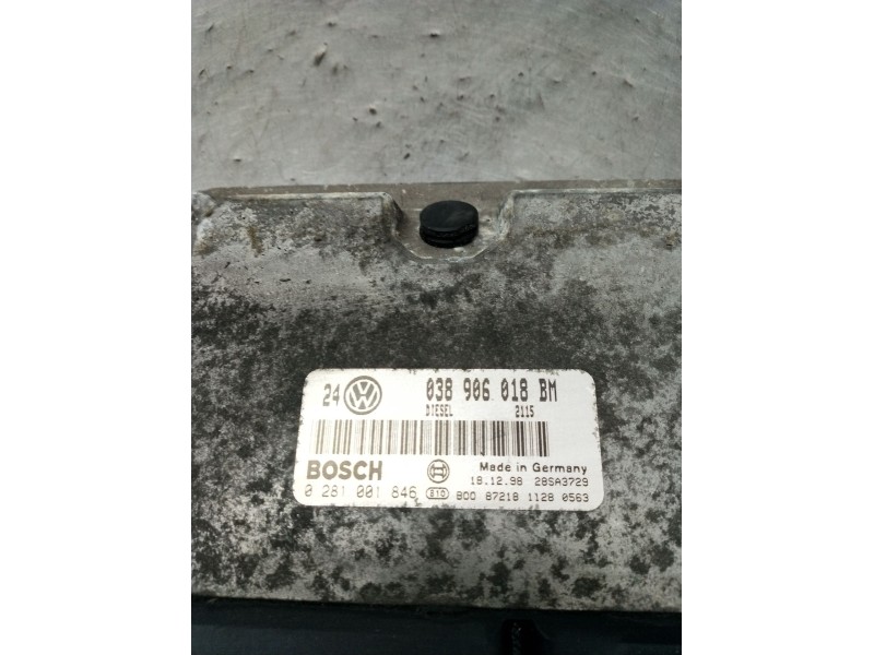 Recambio de centralita motor uce para audi a3 (8l1) 1.9 tdi referencia OEM IAM 0281001846 038906018BM 28SA3729 96