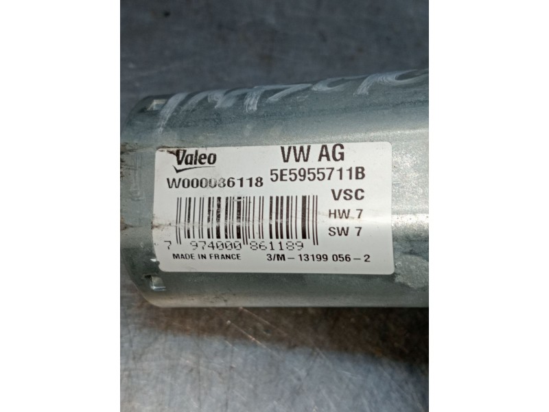 Recambio de motor limpia trasero para seat toledo iv (kg3) 1.6 tdi referencia OEM IAM 5E5955711B W000036118 974000861189 12