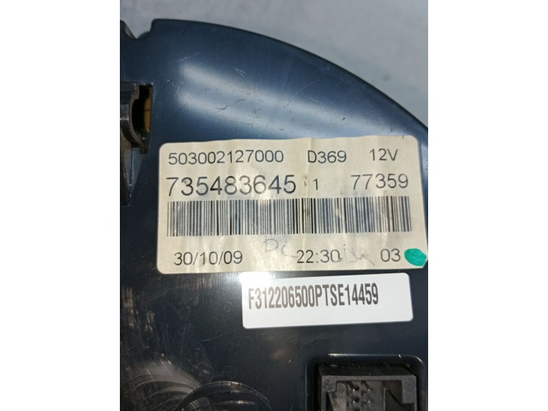 Recambio de cuadro instrumentos para fiat 500 (312_) 1.2 (312axa1a) referencia OEM IAM 735483645 503002127000 07