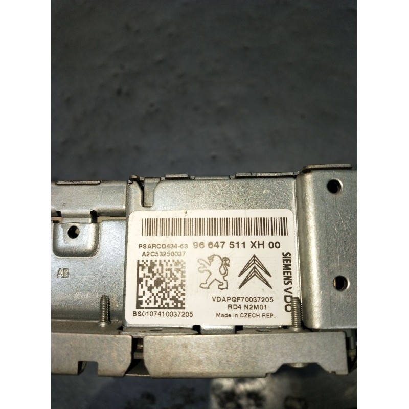Recambio de sistema audio / radio cd para peugeot 308 i (4a_, 4c_) 1.6 hdi referencia OEM IAM 96647511XH00 A2C53250037 BS0107410