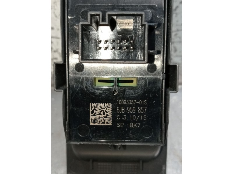 Recambio de mando elevalunas delantero izquierdo para seat toledo iv (kg3) 1.6 tdi referencia OEM IAM 6JB959857 1009335701S 5P 1