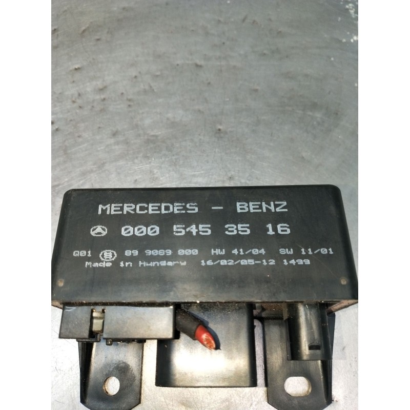 Recambio de caja precalentamiento para mercedes-benz clase a (w168) a 170 cdi (168.008) referencia OEM IAM 0005453516 899089000 
