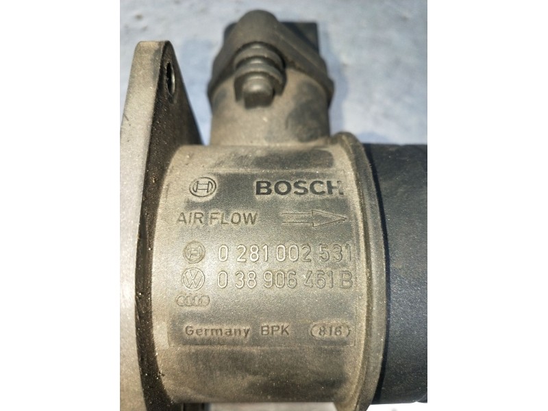 Recambio de caudalimetro para volkswagen polo iv (9n_, 9a_) 1.4 tdi referencia OEM IAM 0281002531 038906461B 05