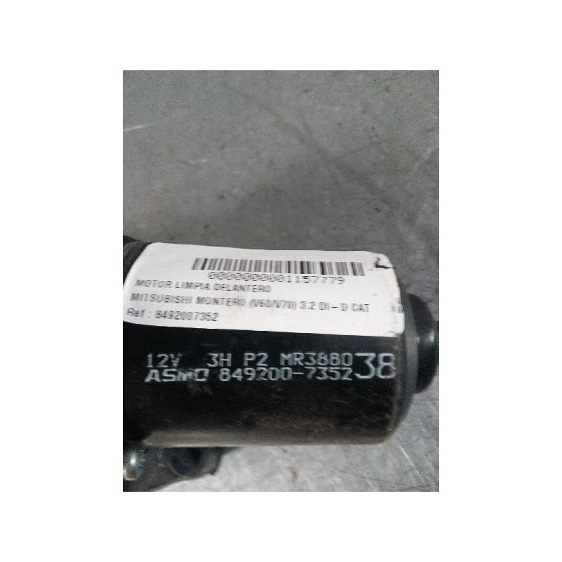 Recambio de motor limpia delantero para mitsubishi montero (v60/v70) 3.2 di-d cat referencia OEM IAM 8492007352 MR388038 