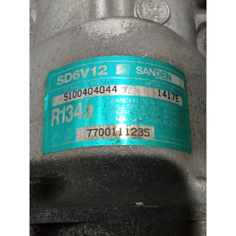 Recambio de compresor aire acondicionado para renault clio ii (bb_, cb_) 1.9 dti (b/cb0u) referencia OEM IAM 7700111235  98