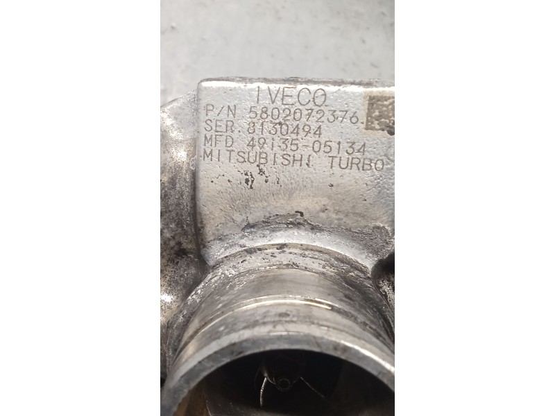 Recambio de turbocompresor para fiat ducato furgoneta (250_) 130 multijet 2,3 d 4x4 referencia OEM IAM 5802072376 4913505134 14