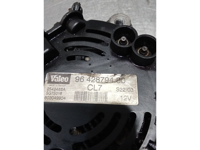 Recambio de alternador para citroën c3 pluriel 1.4 referencia OEM IAM 9642879480  02