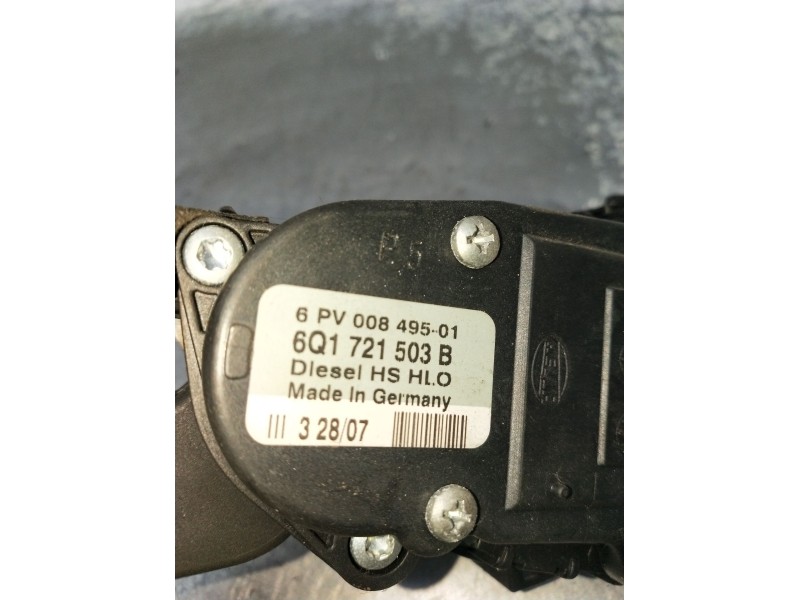 Recambio de potenciometro pedal para volkswagen polo iv (9n_, 9a_) 1.4 tdi referencia OEM IAM 6PV00849501 6Q1721503B 05