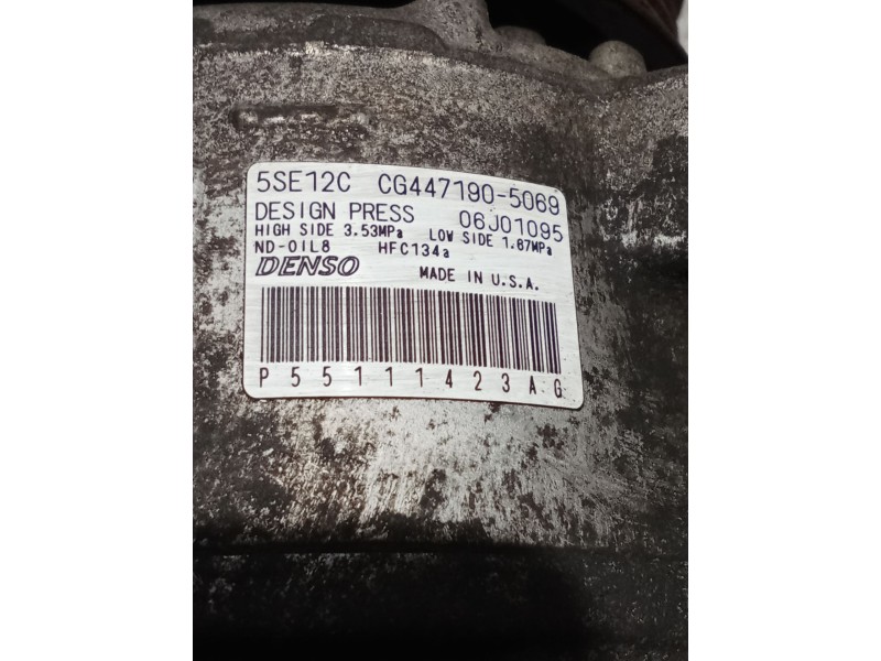 Recambio de compresor aire acondicionado para dodge caliber s referencia OEM IAM   