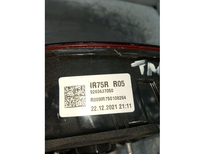 Recambio de piloto trasero izquierdo interior para kia ceed business referencia OEM IAM IR75RR05 92404J7050 22