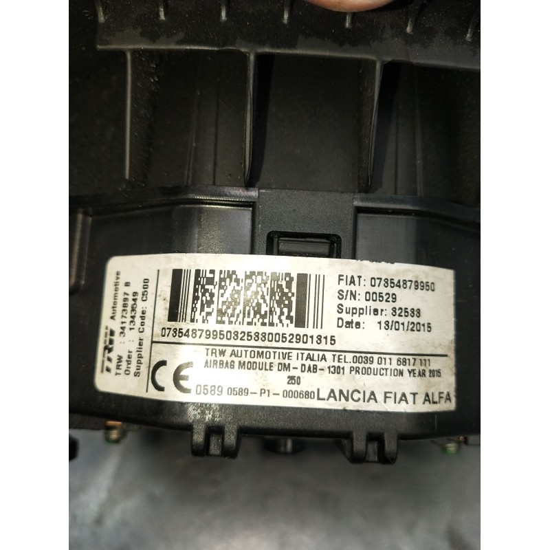 Recambio de airbag delantero izquierdo para fiat ducato furgoneta (250_) 130 multijet 2,3 d 4x4 referencia OEM IAM 07854879950 0