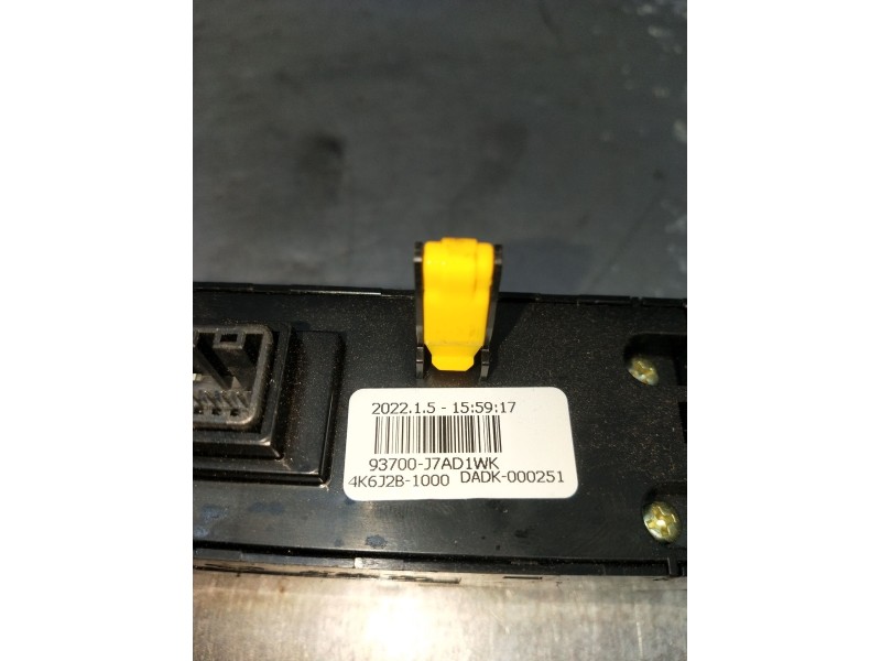 Recambio de mando multifuncion para kia ceed business referencia OEM IAM 93700J7AD1WK 4K6JB2B1000 22