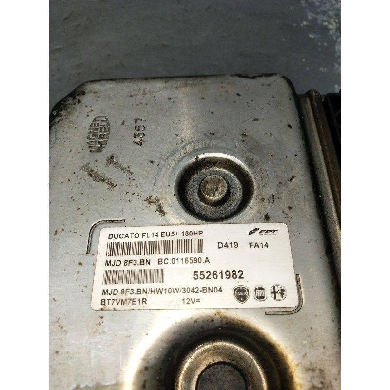 Recambio de centralita motor uce para fiat ducato furgoneta (250_) 130 multijet 2,3 d 4x4 referencia OEM IAM 55261982 BC0116590A