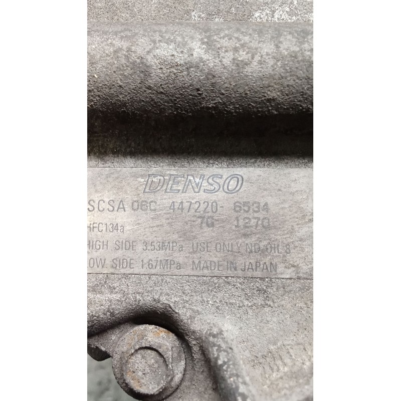 Recambio de compresor aire acondicionado para toyota yaris (ncp1/nlp1/scp1) 1.4 turbodiesel cat referencia OEM IAM 4472206534  0