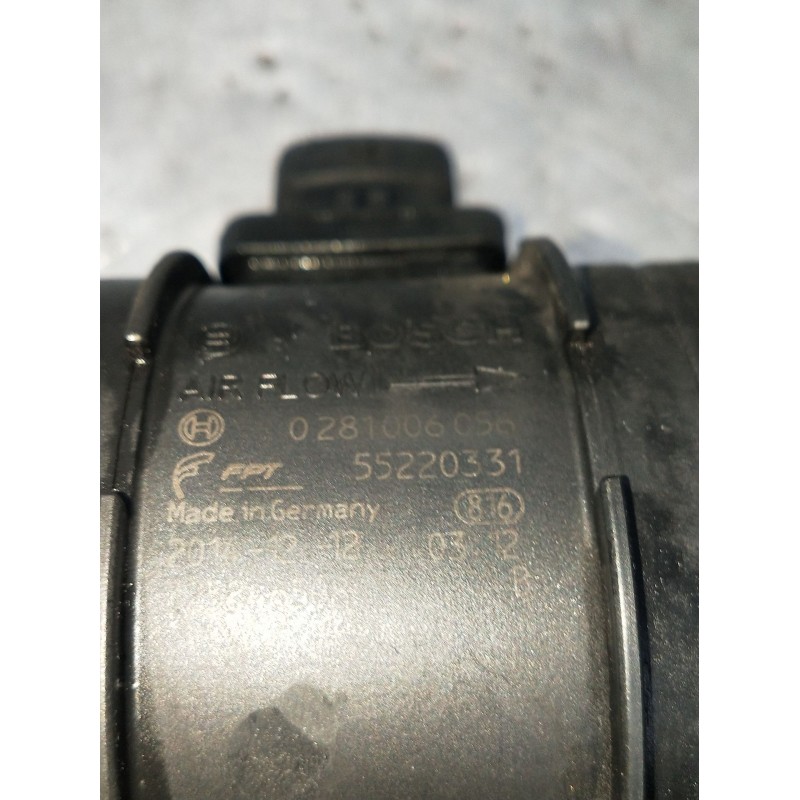 Recambio de caudalimetro para fiat ducato furgoneta (250_) 130 multijet 2,3 d 4x4 referencia OEM IAM 0281006056 55220331 14