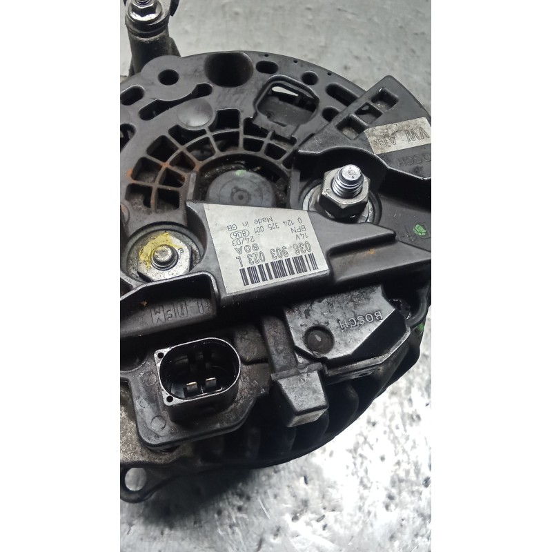 Recambio de alternador para seat cordoba (6l2) 1.9 tdi referencia OEM IAM 038903023L 0124325001 90A