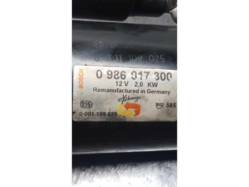 Recambio de motor arranque para bmw 5 (e39) 530 d referencia OEM IAM 0986017300 0001109025 00