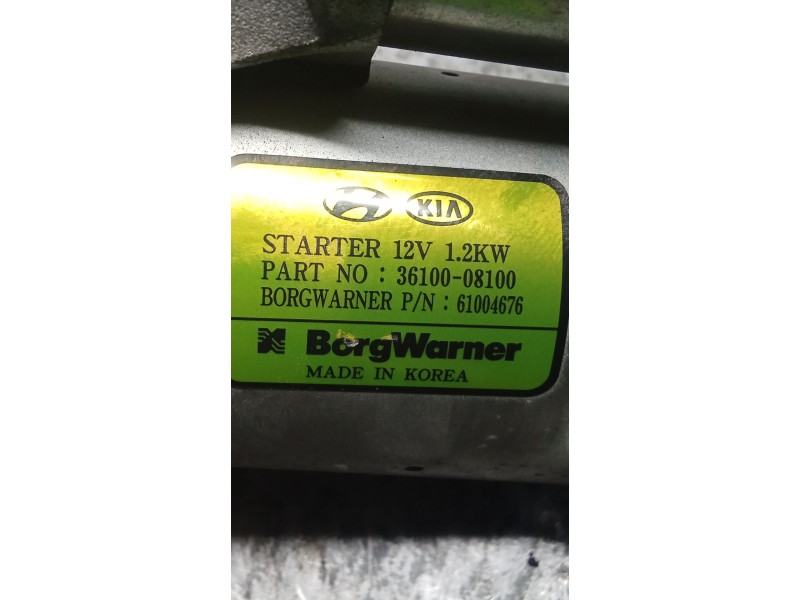 Recambio de motor arranque para kia ceed business referencia OEM IAM   22