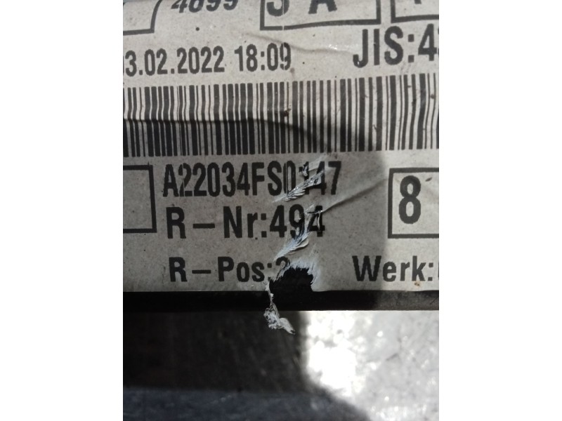 Recambio de puente delantero para mercedes-benz sprinter iii furgón fwd referencia OEM IAM A22034FS0947 CUNA 22