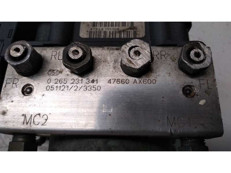 Recambio de abs para nissan micra (k12e) acenta referencia OEM IAM 0265231341 0265800319 47660AX600