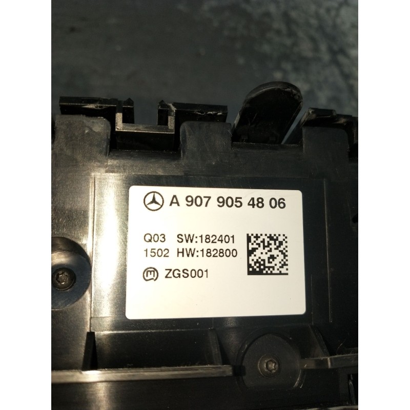 Recambio de mando calefaccion / aire acondicionado para mercedes-benz sprinter iii furgón fwd referencia OEM IAM A9079024806 182
