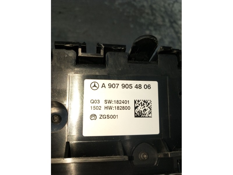 Recambio de mando calefaccion / aire acondicionado para mercedes-benz sprinter iii furgón fwd referencia OEM IAM A9079024806 182