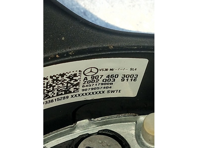 Recambio de volante para mercedes-benz sprinter iii furgón fwd referencia OEM IAM A9074603003 Z002Q039116 22