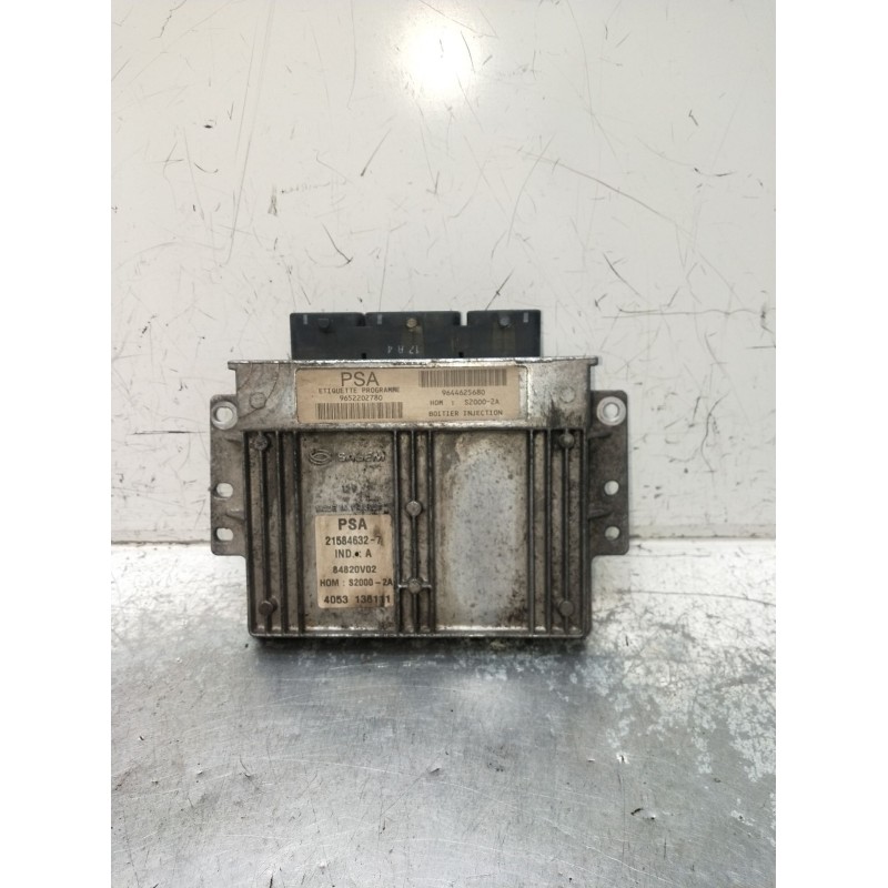 Recambio de centralita motor uce para peugeot 206 sw (2e/k) 1.4 referencia OEM IAM 6952202780 9644625680 02