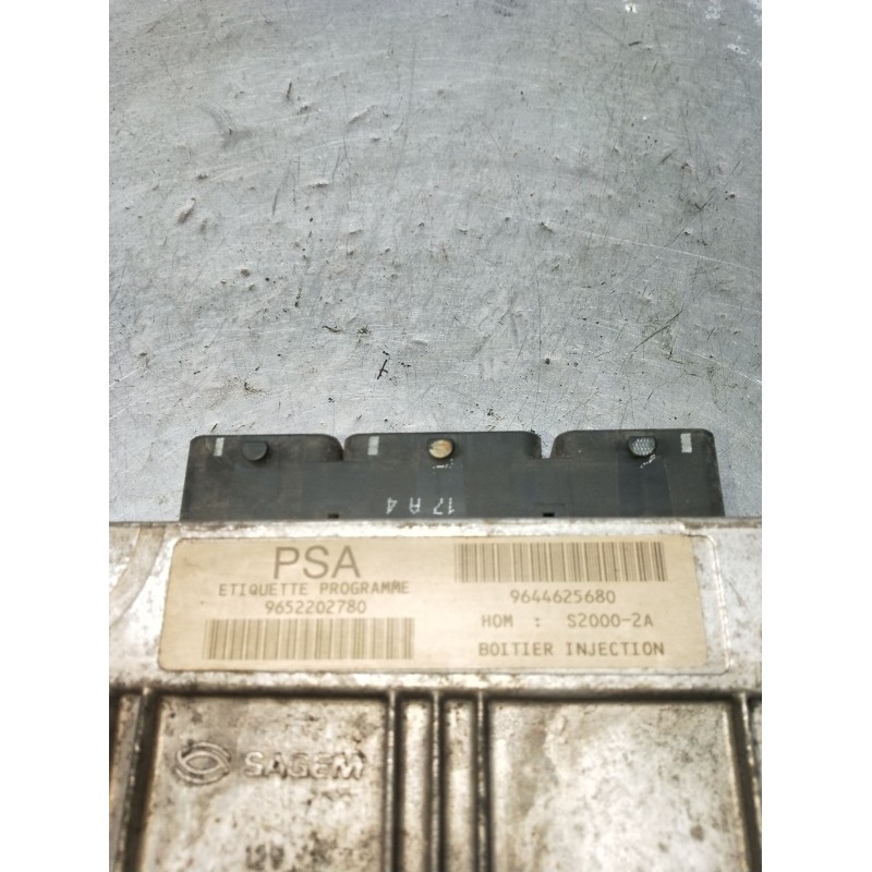 Recambio de centralita motor uce para peugeot 206 sw (2e/k) 1.4 referencia OEM IAM 6952202780 9644625680 02