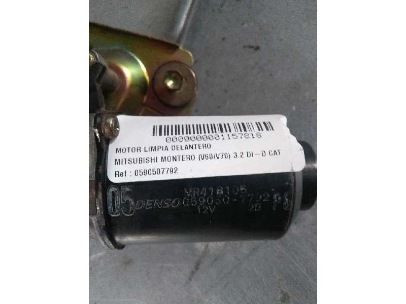 Recambio de motor limpia delantero para mitsubishi montero (v60/v70) 3.2 di-d cat referencia OEM IAM 0590507792 MR416105 P8