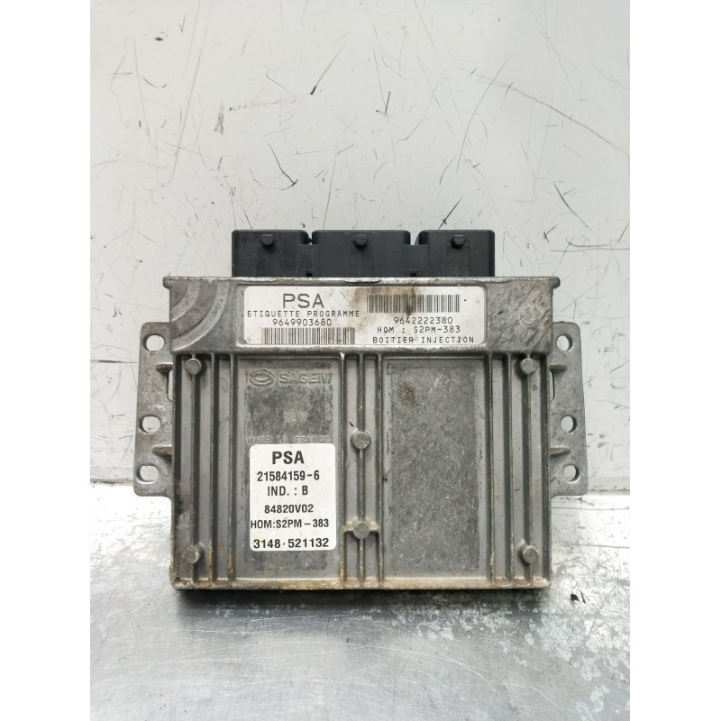 Recambio de centralita motor uce para citroën c3 pluriel 1.4 referencia OEM IAM 9649903680 9642222380 02