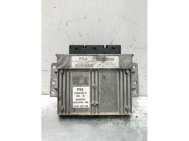 Recambio de centralita motor uce para citroën c3 pluriel 1.4 referencia OEM IAM 9649903680 9642222380 02