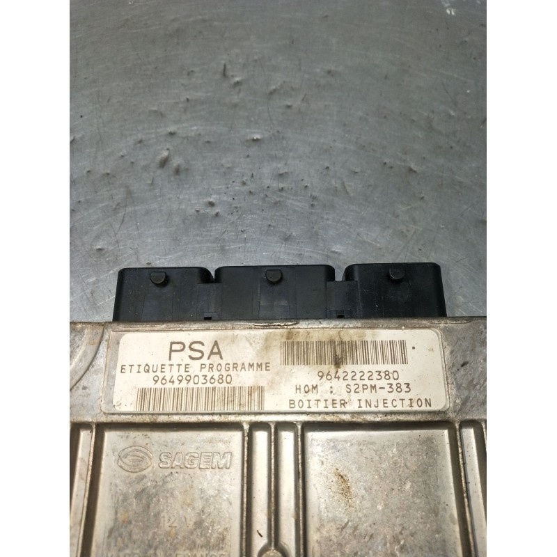 Recambio de centralita motor uce para citroën c3 pluriel 1.4 referencia OEM IAM 9649903680 9642222380 02