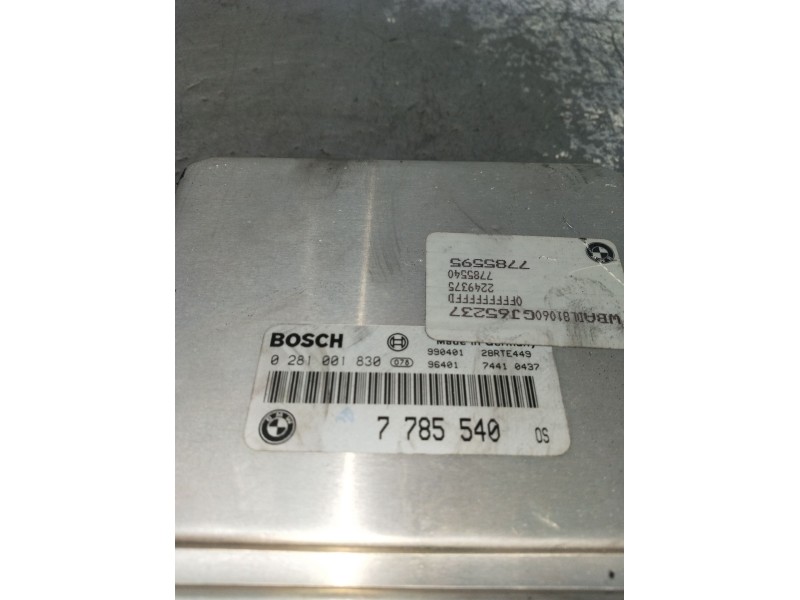 Recambio de centralita motor uce para bmw 5 (e39) 530 d referencia OEM IAM 0281001830 7785540 28RTE449 00