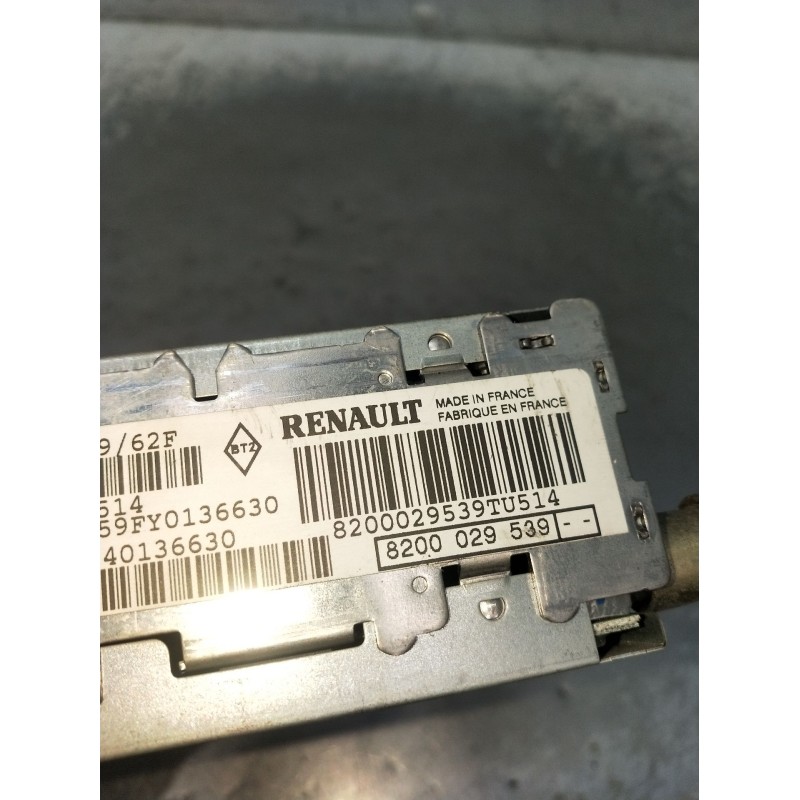 Recambio de sistema audio / radio cd para renault clio ii (bb_, cb_) 1.9 dti (b/cb0u) referencia OEM IAM 8200029539 8200029539TU