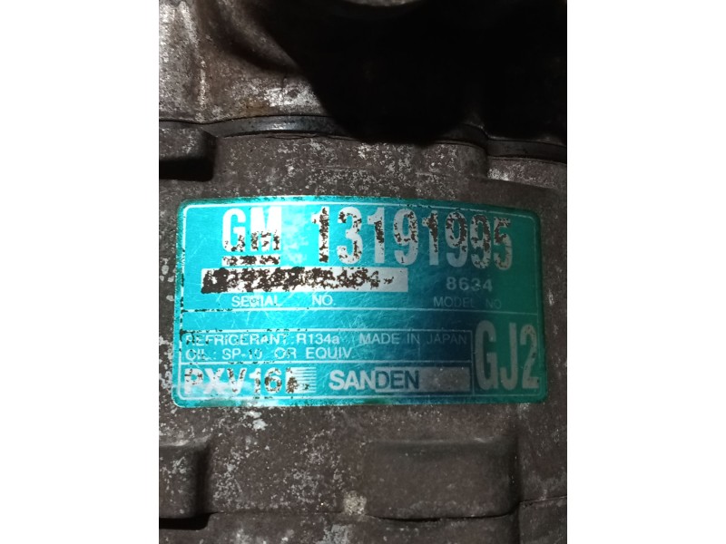 Recambio de compresor aire acondicionado para opel vectra c berlina club referencia OEM IAM 13191995  C 03