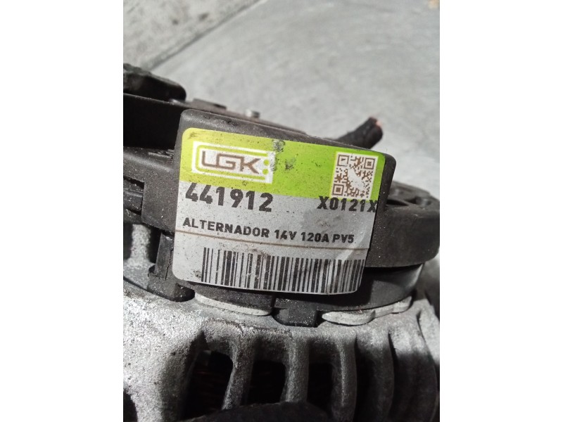 Recambio de alternador para opel vectra c berlina club referencia OEM IAM 441912 120A C 03