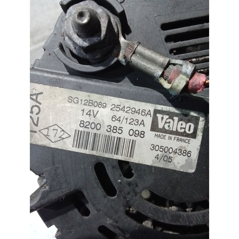 Recambio de alternador para renault kangoo (kc0/1_) 1.5 dci (kc07) referencia OEM IAM 8200385098 123A 01
