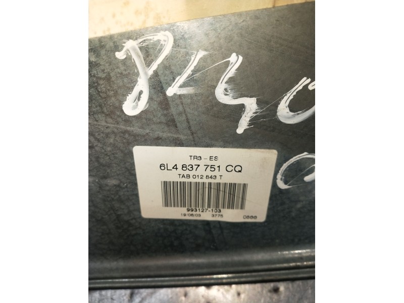 Recambio de elevalunas delantero izquierdo para seat cordoba (6l2) 1.9 tdi referencia OEM IAM 6L4837751CQ 5P 