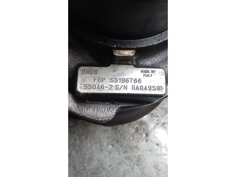 Recambio de turbocompresor para opel zafira b cosmo referencia OEM IAM 55196766  