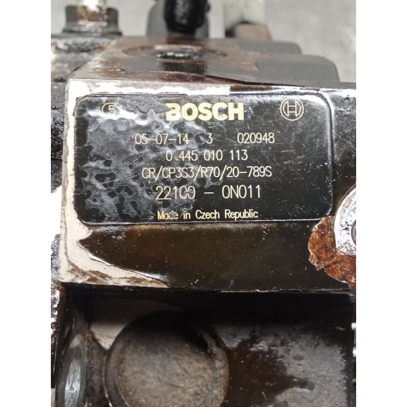 Recambio de bomba inyeccion para toyota yaris (ncp1/nlp1/scp1) 1.4 turbodiesel cat referencia OEM IAM 0445010113 221000N011 BOSC