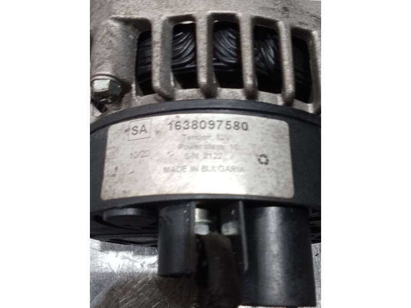 Recambio de alternador para fiat idea (350_) 1.9 jtd referencia OEM IAM 1638097580  